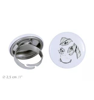 Jack Russell Terrier - bijoux pour femmes avec l'image d'un chien, produit fait à la main, possibilité d'ajouter sa propre photo, marque Art-Dog