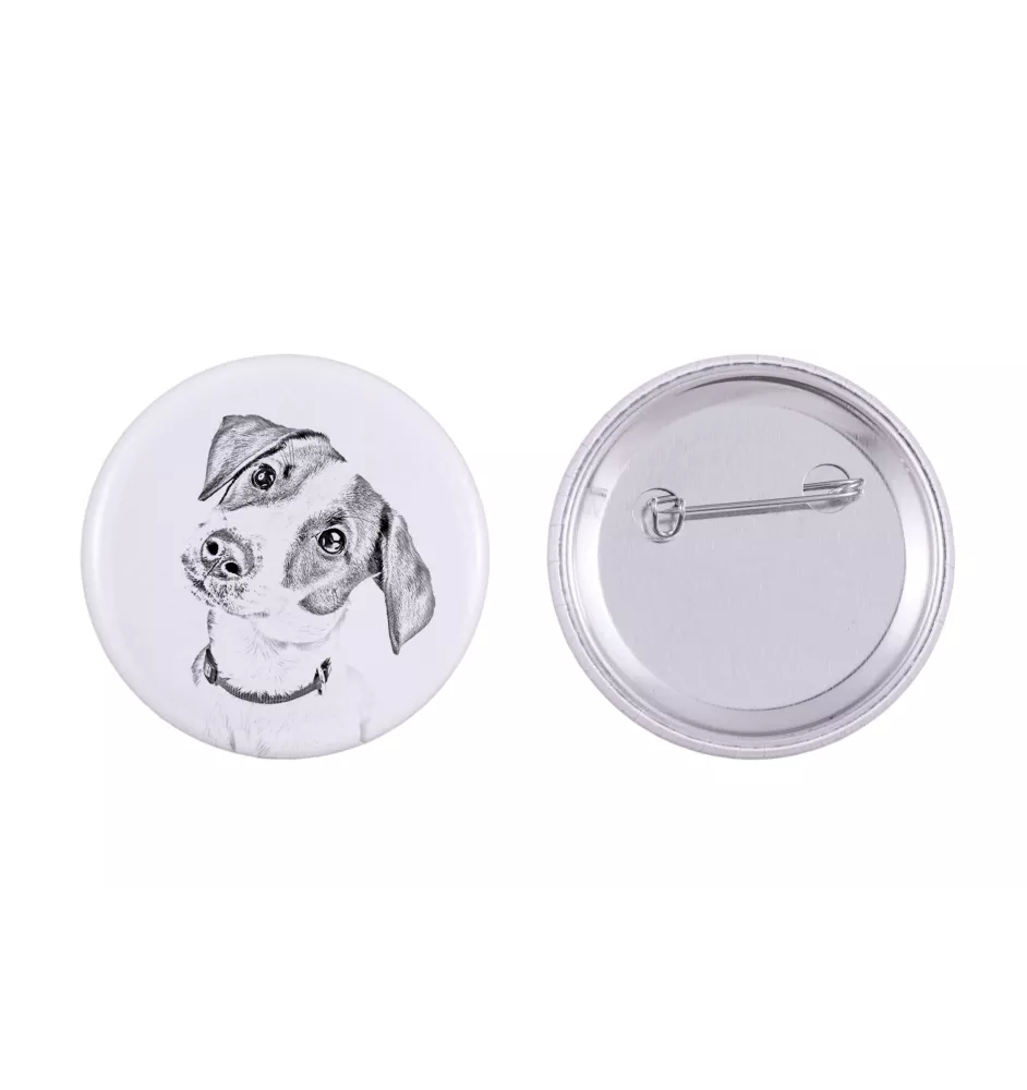 Jack Russell Terrier - badge avec votre chien, ajoutez votre propre photo, marque Art-Dog
