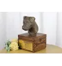 Jack Russell Terrier - urn for dog ashes with a statuette, small urn for a dog, personalized urn with a bust of a dog by Art-Dog brand