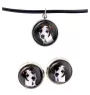 Jack Russell Terrier - jewelry with your photo box, set of necklace and earrings, personalized products from the Art-Dog brand