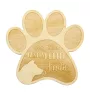 Koreanischer Jindo, Korea Jindo Dog, Jindo-gae - Tasse Untersetzer, graviert Untersetzer mit Hund, Geschenk für Hundeliebhaber von Art-Dog Marke