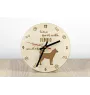 Jindo coréen, spitz coréen de Jindo - horloge avec chien, horloge en bois avec gravure, horloge personnalisée par Art-Dog