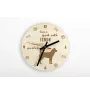 Jindo coréen, spitz coréen de Jindo - horloge avec chien, horloge en bois avec gravure, horloge personnalisée par Art-Dog