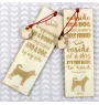 Koreanischer Jindo, Korea Jindo Dog, Jindo-gae - Lesezeichen mit Hund, personalisiertes Lesezeichen, Hundeaccessoire für Leser der Marke Art-Dog