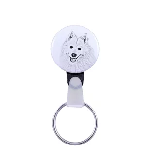 Spitz japonais - porte-clés avec l'image d'un chien, pendentif avec la propre graphique de la marque Art-Dog