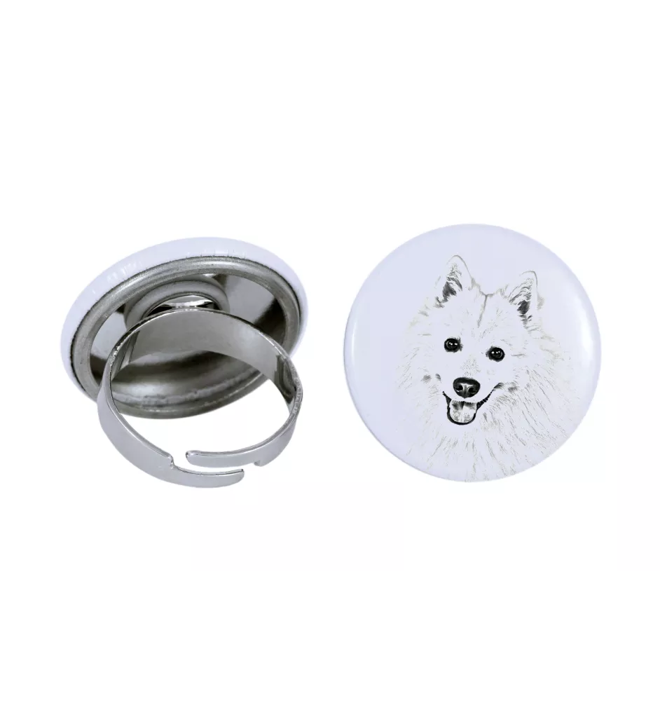Spitz japonais - bijoux pour femmes avec l'image d'un chien, produit fait à la main, possibilité d'ajouter sa propre photo, marque Art-Dog