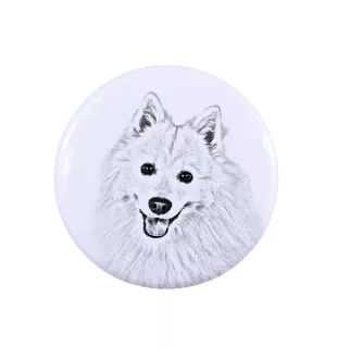 Japan-Spitz, Japanischer Spitz, Nihon Supittsu - Damen Schmuck mit dem Bild eines Hundes, handgefertigtes Produkt, Möglichkeit, Ihr eigenes Foto hinzuzufügen, Marke Art-Dog