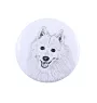 Japan-Spitz, Japanischer Spitz, Nihon Supittsu - Damen Schmuck mit dem Bild eines Hundes, handgefertigtes Produkt, Möglichkeit, Ihr eigenes Foto hinzuzufügen, Marke Art-Dog