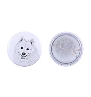 Spitz japonais - badge avec votre chien, ajoutez votre propre photo, marque Art-Dog