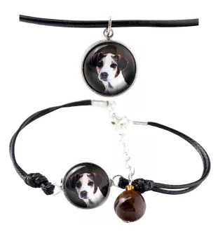 Jack Russell Terrier naszyjnik i bransoletka ze zdjęciem Art-Dog