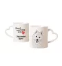 Spitz japonais - tasse avec chien, une tasse adorable avec une anse en forme de cœur, un cadeau universel de la marque Art-Dog