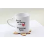 Spitz japonais - tasse avec chien, une tasse adorable avec une anse en forme de cœur, un cadeau universel de la marque Art-Dog