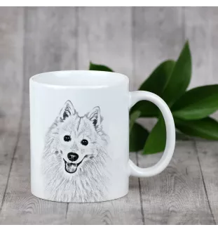 Japan-Spitz, Japanischer Spitz, Nihon Supittsu - Tasse mit Hund, Tasse mit Bild, personalisiertes Geschenk der Marke Art-Dog