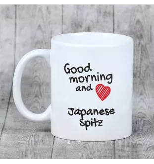 Japan-Spitz, Japanischer Spitz, Nihon Supittsu - Tasse mit Hund, Tasse mit Bild, personalisiertes Geschenk der Marke Art-Dog