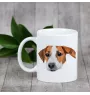 Jack Russell Terrier - tasse avec une photo et un motif de chien géométrique Art-Dog