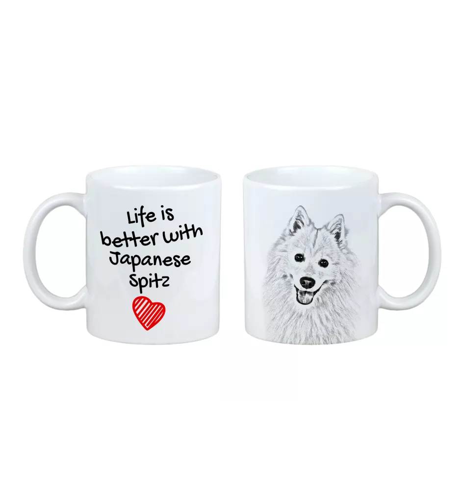 Spitz japonais - tasse avec chien, tasse avec photo, cadeau personnalisé de la marque Art-Dog