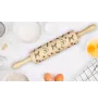 Jindo, Korea Jindo Dog, Chindo dog - rolling pin with a dog, decorating cookies with a rolling pin in patterns, a gift for the ceramicist of the Art-Dog brand