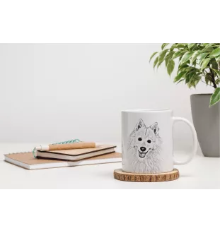 Japan-Spitz, Japanischer Spitz, Nihon Supittsu - Tasse mit Hund, entzückende Tasse mit Grafik, Geschenk mit Ihrem Foto von der Marke Art-Dog