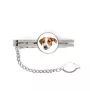 Jack Russell Terrier - épingle de cravate géométrique avec photo et inscription Art-Dog