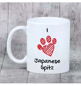 Japan-Spitz, Japanischer Spitz, Nihon Supittsu - Tasse mit Hund, entzückende Tasse mit Grafik, Geschenk mit Ihrem Foto von der Marke Art-Dog