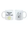 Japanese Spitz, Nihon Supittsu - cup with a dog, cheerful cup for a dog lover, personalized gift from the Art-Dog brand