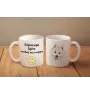 Japan-Spitz, Japanischer Spitz, Nihon Supittsu - Tasse mit Hund, fröhliche Tasse für Hundeliebhaber, personalisiertes Geschenk der Marke Art-Dog
