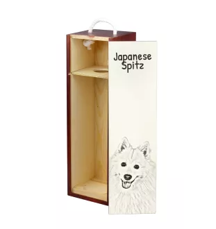 Szpic japoński pudełko na wino z psem Art-Dog