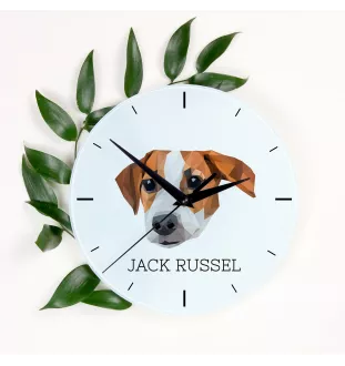 Jack Russell Terrier zegar geometryczny Art-Dog
