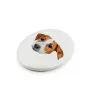 Jack Russell Terrier - a plate with a geometric design and the brand name Art-Dog
