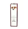 Jack Russell Terrier - geometrische Box mit einem Bild und Schriftzug für Wein der Marke Art-Dog