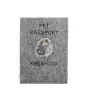 Keeshond, Dutch Barge Dog, Smiling Dutchman, - Dog passport case, document case, gift for the traveller from the Art-Dog brand