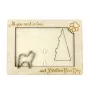 Chien d'ours de Carélie - Cadre photo, cadre en bois gravé, un joli gadget pour l'amoureux des chiens par Art-Dog