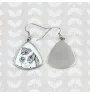 Jack Russell Terrier - boucles d'oreilles avec chien, boucles d'oreilles pendantes avec photo, bijoux personnalisés avec impression de la marque Art-Dog