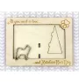 Karelian Bear Dog, Karjalankarhukoira - Photo frame, engraved wooden frame, a lovely gadget for the dog lover by Art-Dog