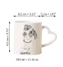 Jack Russell Terrier - Tasse mit Hund, entzückende Tasse mit herzförmigem Henkel, universelles Geschenk der Marke Art-Dog