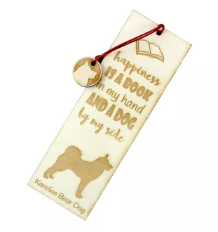 Chien d'ours de Carélie - marque-page pour livre avec chien, marque-page personnalisé, accessoire canin pour les lecteurs de la marque Art-Dog