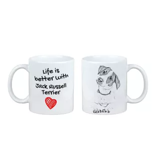 Jack Russell Terrier - tasse avec chien, tasse avec photo, cadeau personnalisé de la marque Art-Dog