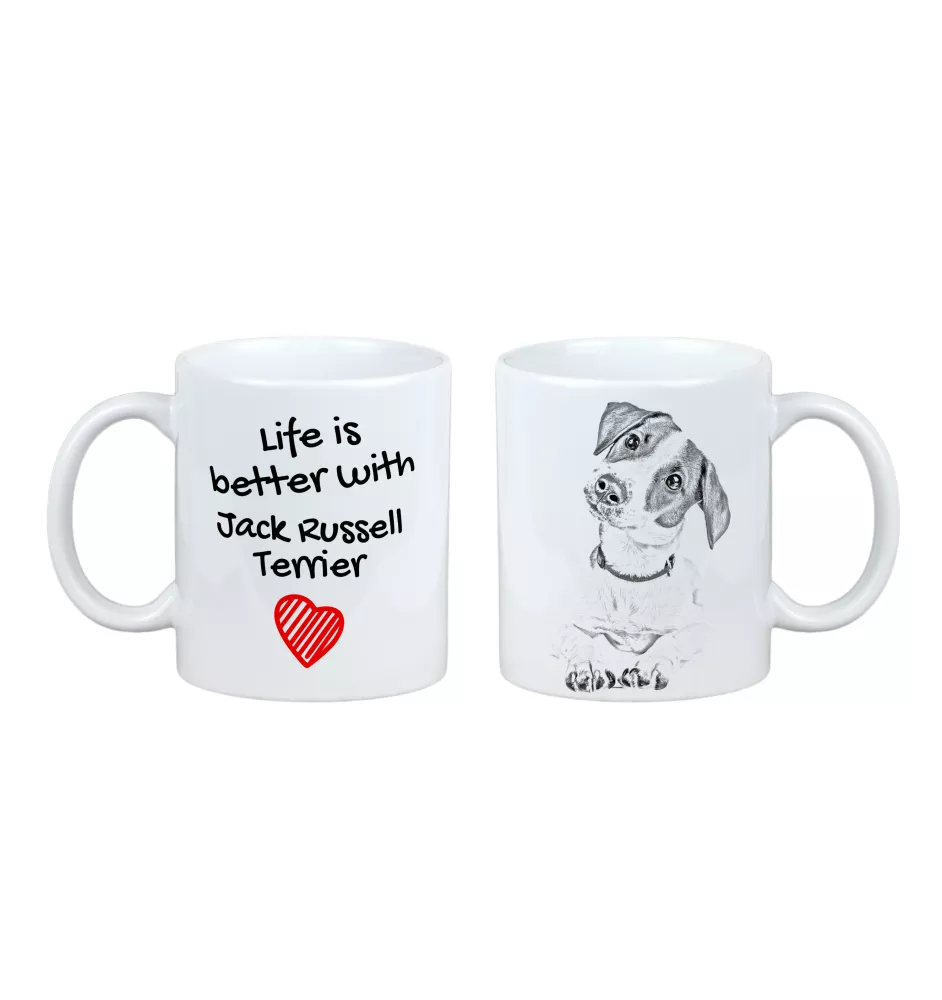 Jack Russell Terrier - Tasse mit Hund, Tasse mit Bild, personalisiertes Geschenk der Marke Art-Dog