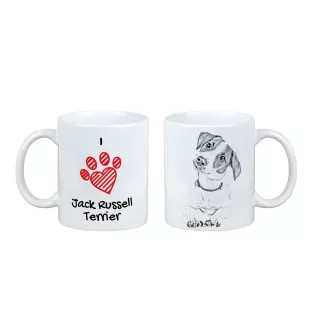 Jack Russell Terrier - cup with a dog, cute cup with graphics, a gift with your photo from the Art-Dog brand