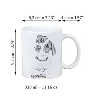 Jack Russell Terrier - tasse avec chien, une tasse adorable avec une illustration, un cadeau avec votre photo de la marque Art-Dog
