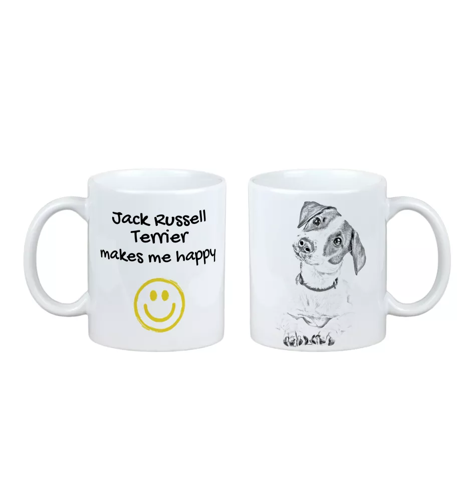 Jack Russell Terrier - tasse avec chien, une tasse joyeuse pour les amoureux des chiens, un cadeau personnalisé de la marque Art-Dog