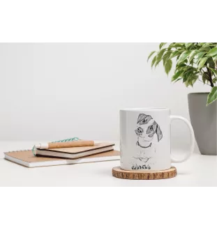 Jack Russell Terrier - Tasse mit Hund, fröhliche Tasse für Hundeliebhaber, personalisiertes Geschenk der Marke Art-Dog