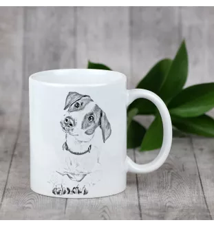 Jack Russell Terrier - cup with a dog, cheerful cup for a dog lover, personalized gift from the Art-Dog brand
