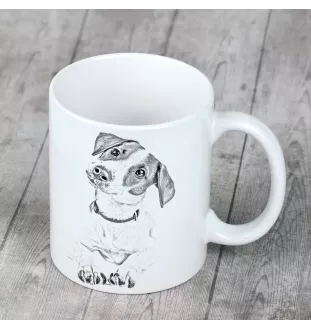 Jack Russell Terrier - cup with a dog, cheerful cup for a dog lover, personalized gift from the Art-Dog brand