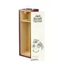 Jack Russell Terrier - boîte à vin avec chien, boîte à alcool avec graphisme, boîte cadeau personnalisée de la marque Art-Dog