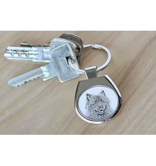 Szpic wilczy brelok ze zdjęciem psa Art-Dog