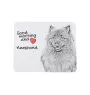 Keeshond, Spitz Loup,  - tapis de souris personnalisé avec impression, tapis de souris personnalisé avec chien, accessoire unique pour employé de bureau de la marque Art-Dog