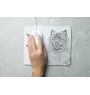 Keeshond, Spitz Loup,  - tapis de souris personnalisé avec impression, tapis de souris personnalisé avec chien, accessoire unique pour employé de bureau de la marque Art-Dog