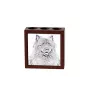 Keeshond, Dutch Barge Dog, Smiling Dutchman, - pen holder with a dog, desk organizer with a print, personalized desk decoration from the Art-Dog brand.