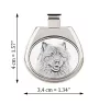 Keeshond, Dutch Barge Dog, Smiling Dutchman, - dog necklace, personalized pendant with a photo, unique necklace for women and men by Art-Dog brand